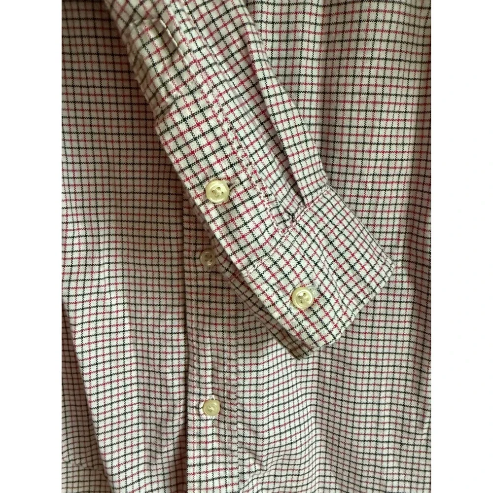 Ralph Lauren‎ Kids Button Down Shirt Plaid Checkered Long Sleeve Boys Size 7